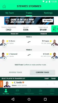 NRL Fantasy android App screenshot 0