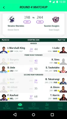 NRL Fantasy android App screenshot 1