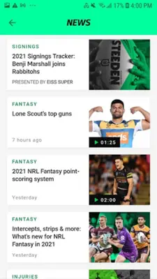 NRL Fantasy android App screenshot 3